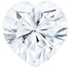Heart Cut Moissanite Forever One DEF Color Grade