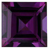 Alexandrite Square Cut Imitation Stone Grade AAA