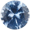 Aquamarine Round Cut Imitation Stone Grade AAA