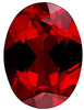 Imitation Red Garnet Oval Cut Stones
