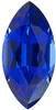 Blue Sapphire Marquise Cut Imitation Stone Grade AAA