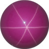 Star Ruby Round Cut Imitation Stone Grade AAA
