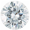 Hearts and Arrow Round Cut Moissanite Forever One Forever One GHI Color Grade