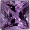 Genuine Purple Sapphire Princess Cut in Grade AAA