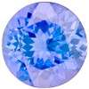 Round Cut Genuine Tanzanite  in Grade A