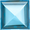 Cabochon Square Genuine Swiss Blue Topaz in Grade AAA