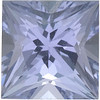 Princess Cut Genuine Tanzanite in Grade AA