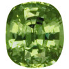Antique Cushion Cut Demantoid Garnet - Green Color - 1.55 carats - 7.65 x 6.93mm