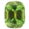 Cushion Cut Demantoid Garnet Gem - 1.22 carats - 6.57 x 5.03mm - Green Color