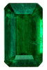 AfricaGems Certified Emerald - Very Fine Green Color - 0.34 carats Emerald Cut - 5.1 x 3.1mm