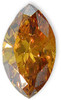 Fancy Orangy Brownish Yellow Marquise Diamond 0.45 carats
