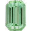 Emerald Cut Green Tourmaline Gem - 4.53 carats - 11.10 x 8.21mm - Green Color