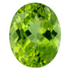 Affordable Peridot Gem - Oval Cut - 10.01 carats - 14.79 x 10.83mm - Green Color