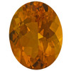 Oval Cut Citrine Gem - Orange Color - 15.49 carats - 18.80 x 14.90mm