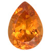 Pear Cut Spessartite Garnet - Orange Color - 4.48 carats - 11.57 x 8.47mm