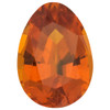 Pear Cut Spessartite Garnet Gem - Orange Color - 4.97 carats - 11.97 x 8.46mm