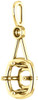Accented Pendant Mounting for Cushion Gemstone Size 5mm to 15mm