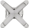 Stylish & Simple 4Prong Diamond Accented Partially Set Peg Jewelry Finding for Round Gemstone Size 5.20mm  6.50mm