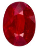 Genuine Ruby Gem - Oval Cut - Very Fine Rich Red - 1.03 carats - 6.4 x 4.7mm
