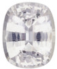 Unusual Find - White Sapphire - Cushion Shape - 1.56 carats - 7.7 x 6.1mm