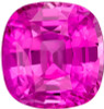 GIA Certified Pink Sapphire - Cushion Cut - 2.02 carats - Medium Pure Pink - 6.94 x 6.58 x 4.77mm