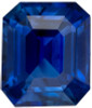 GIA Genuine Blue Sapphire - Emerald Cut - 1.08 carats - Medium Rich Blue - 6.14 x 5.21 x 3.46mm