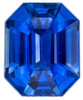 Blue Sapphire - Emerald Cut - 2.05 carats - 7.7 x 6.2mm - Loose Gemstone