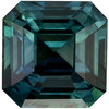 GIA Certified No Heat Blue Green Sapphire - Genuine Loose Gemstone - Emerald Cut - 8.99 carats - Teal Blue Green - 11.06 x 10.88mm