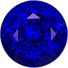 Genuine Tanzanite - Round Cut - Vivid Blue Purple - 5.94 carats - 10.5mm