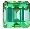 AfricaGems Certified Green Tourmaline - Genuine - Emerald Cut - 2.36 carats - 7.1mm