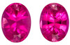 AfricaGems Certified Pink Tourmaline - Oval Cut - 4.74 carats - 10.1 x 7.5mm Matching Pair