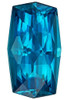 Blue Zircon - Cushion Cut - 11.3 carats - 16.4 x 9.1mm