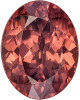 Bright Brown Zircon - Oval Cut - Vivid Rosey Copper - 5.54 carats - 11.1 x 8.8mm