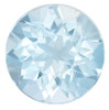 Aquamarine Gemstone - Round Cut - 0.72 carats - 6.1mm - AfricaGems Certificate