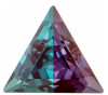 Alexandrite Triangle Cut in Created Grade GEM | Lab Stone