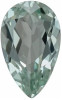 Green Sapphire Pear Cut in Created Grade GEM | Lab Stone