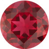 Ruby Round Cut in Created Grade GEM | Lab Stone