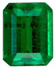Popular Emerald Gemstone - 0.45 carats - Emerald Cut - AfricaGems Certificate - 5.1 x 4.1mm