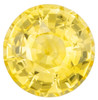 AfricaGems Certified Yellow Sapphire - Round Cut - 1.09 carats - 6mm