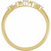 Yellow Gold Ring 14 Karat 0.20 Carat Natural Diamond Cancer Constellation Ring
