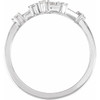 White Gold Ring 14 Karat 0.17 Carat Natural Diamond Libra Constellation Ring