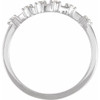 White Gold Ring 14 Karat 0.17 Carat Natural Diamond Pisces Constellation Ring
