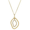 14 Karat Yellow Gold 0.17 Carat Diamond 18 inch Necklace.