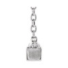 Real Diamond Necklace in Platinum 0.25 Carat Diamond Bar 16 inch Necklace.