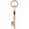 14 Karat Rose Gold Amethyst Sagittarius Zodiac Pendant