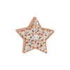 14 Karat Rose Gold .04 carat Diamond Star Pendant