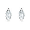 Sterling Silver 0.16 Carat Natural Diamond Earrings