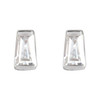 Sterling Silver 0.20 Carat Natural Diamond Channel Set Earrings