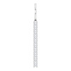 Platinum 0.16 carat Diamond Vertical Bar Charm