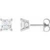 Sterling Silver 0.20 Carat Natural Diamond Friction Post Earrings